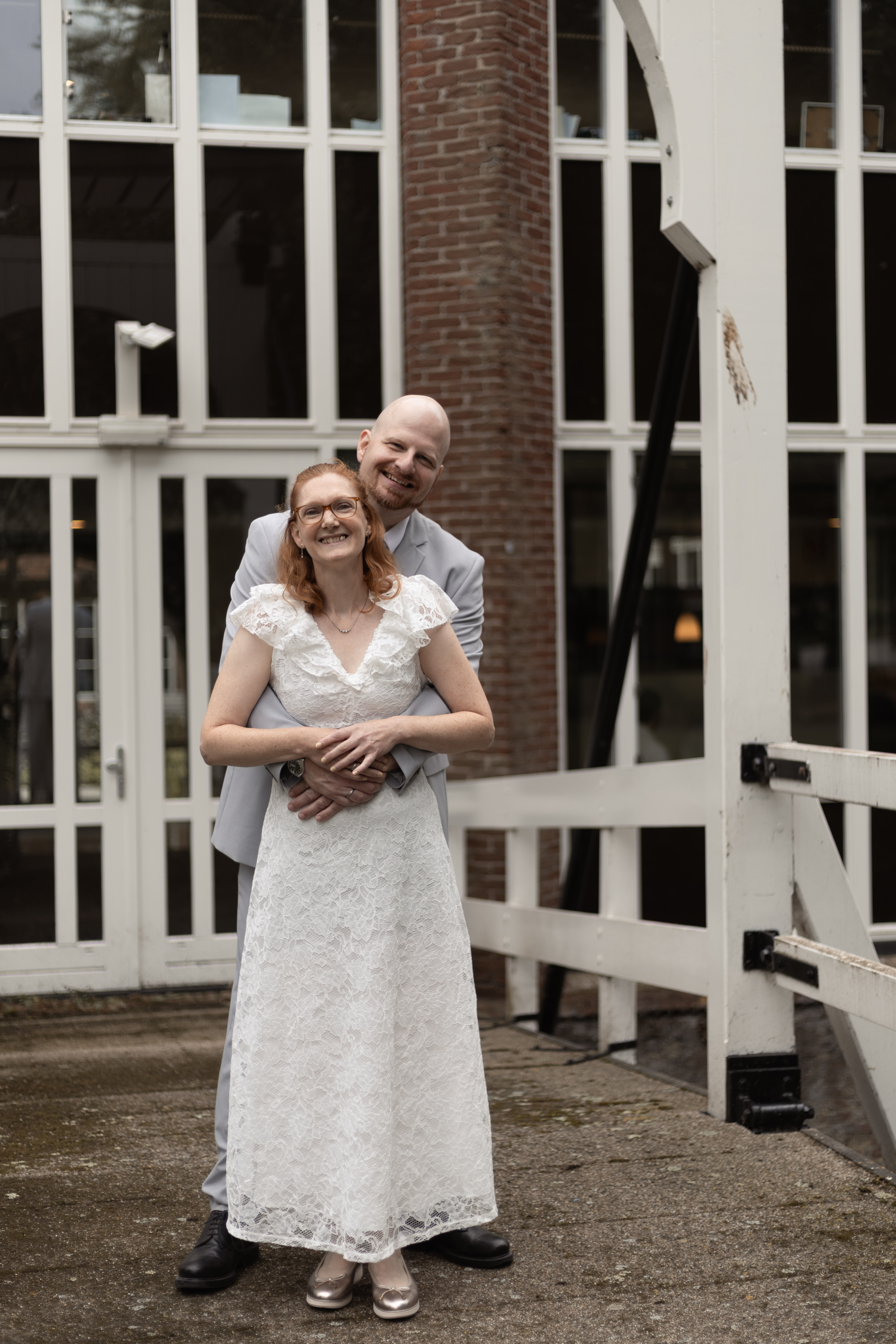 Het net getrouwde koppel